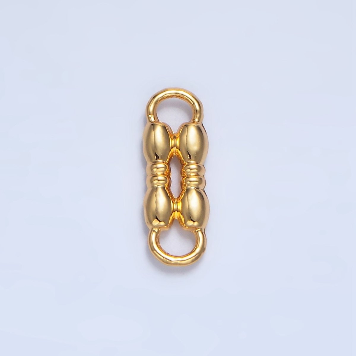 24K Gold Filled Multiple Bubble Geometric Connector | F468