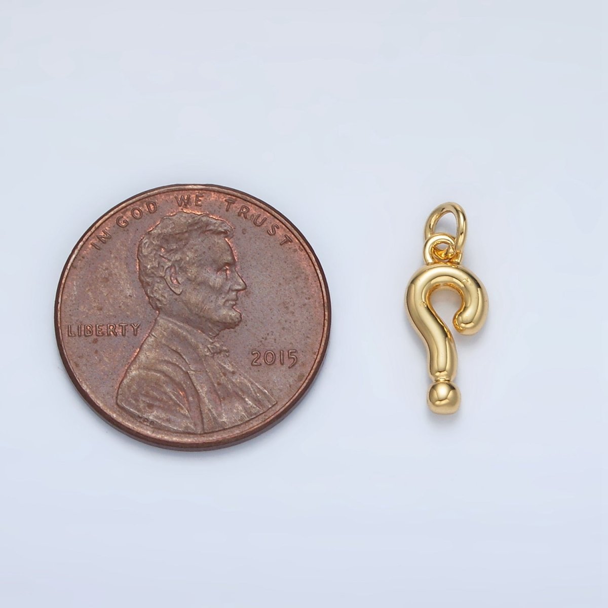 24K Gold Filled "?" Question Mark Minimalist Charm | AC168