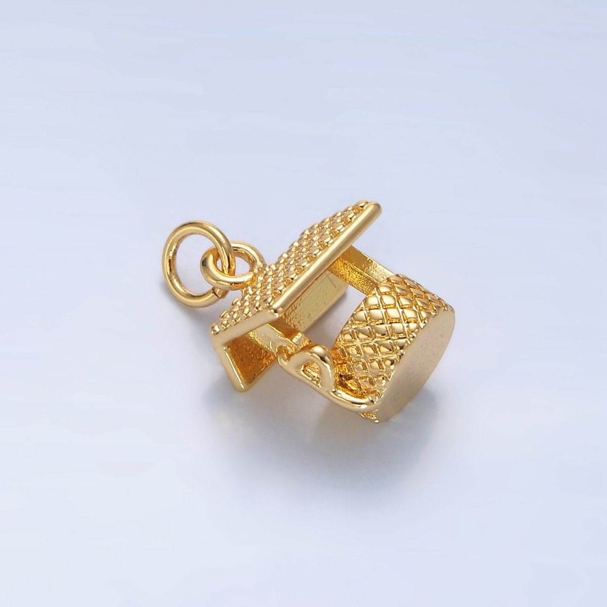 24K Gold Filled Wishing Water Well Construction Multidimensional Charm | X912