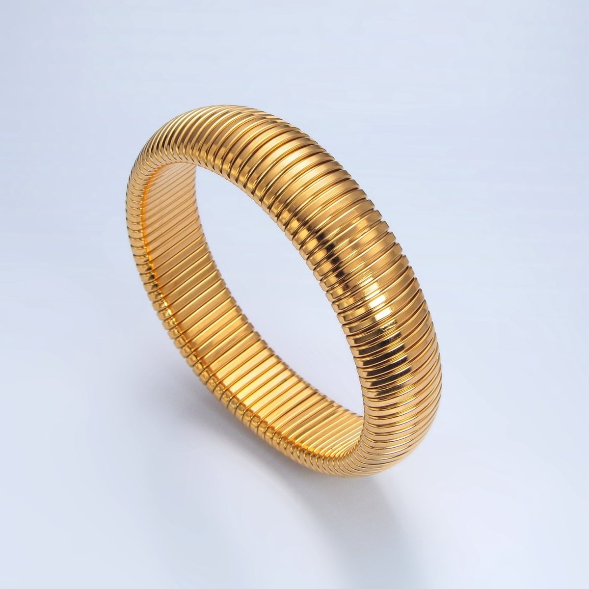 Stainless Steel Adjustable Stretch Snake Bangle Bracelet | WA-2589