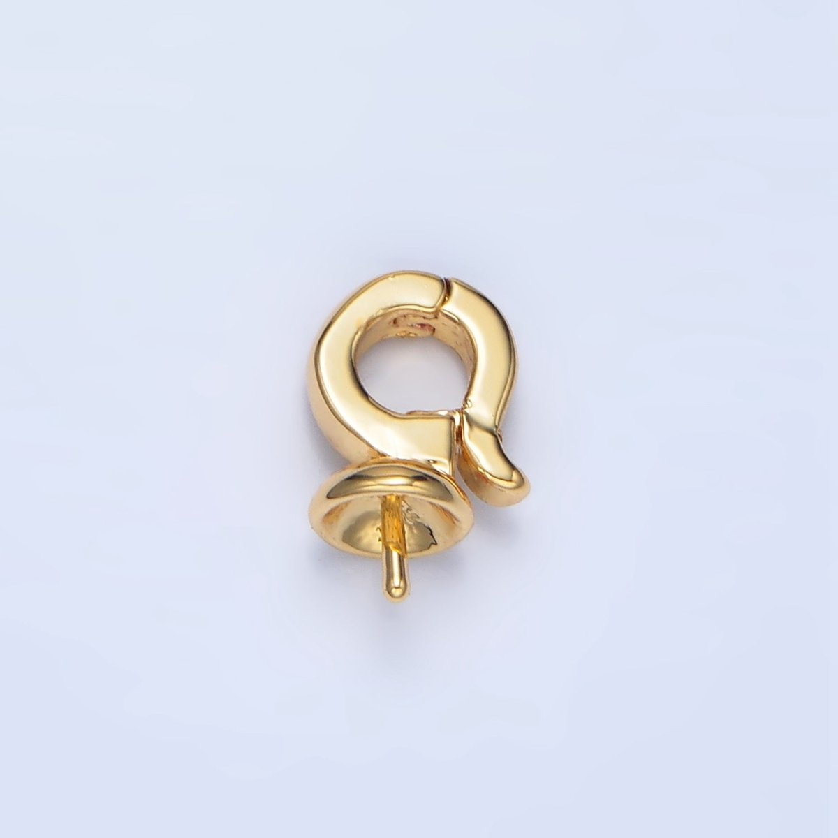 24K Gold Filled Snap Latch Drill Needle Findings | Z971