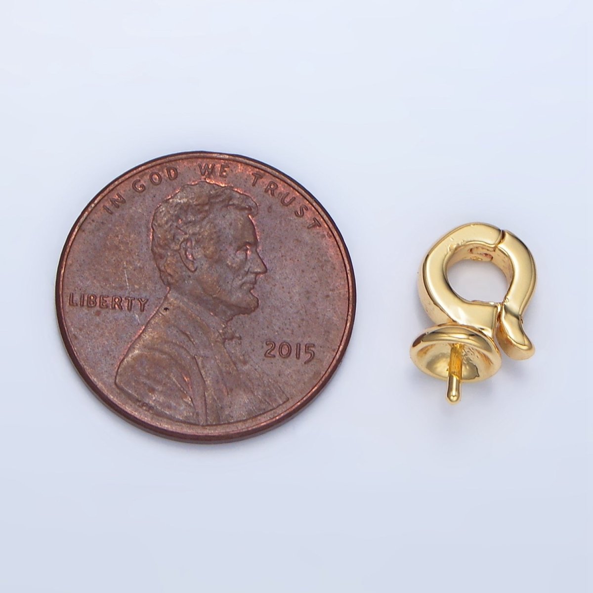 24K Gold Filled Snap Latch Drill Needle Findings | Z971