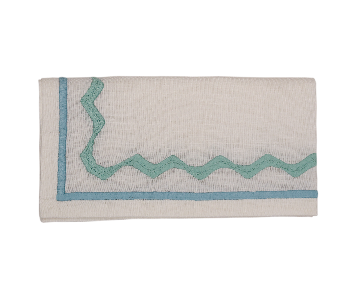 Embroidered Ripple Stitch Napkins 18" x 18" (Set of 4)