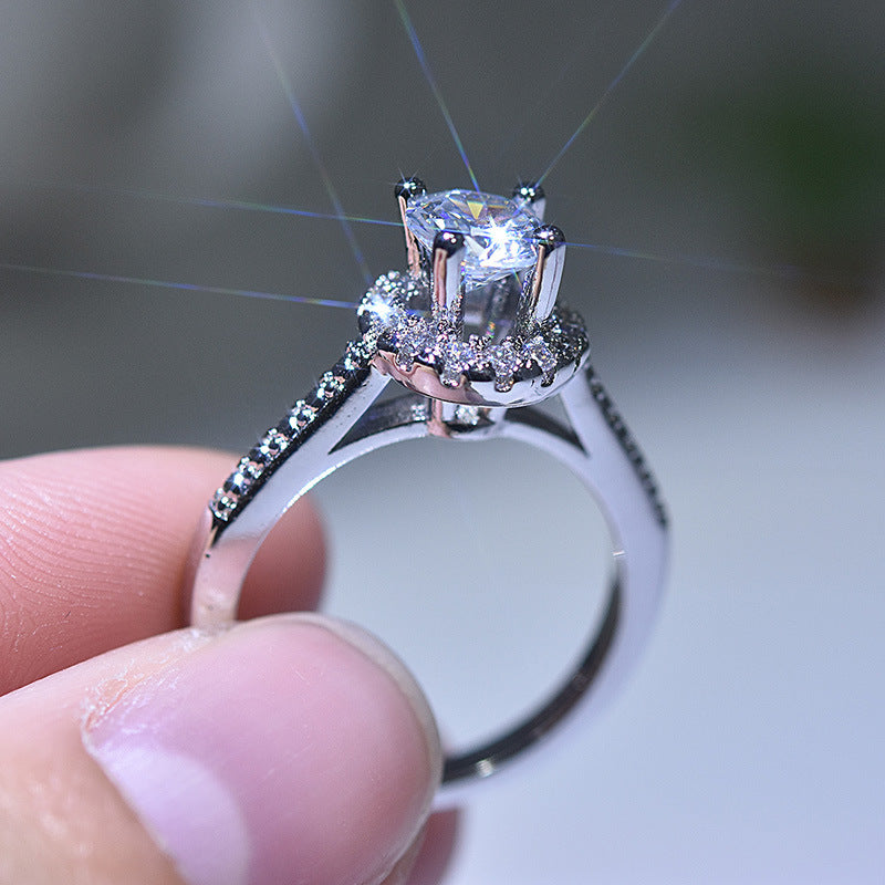 Artificial Zircon Ring for Women