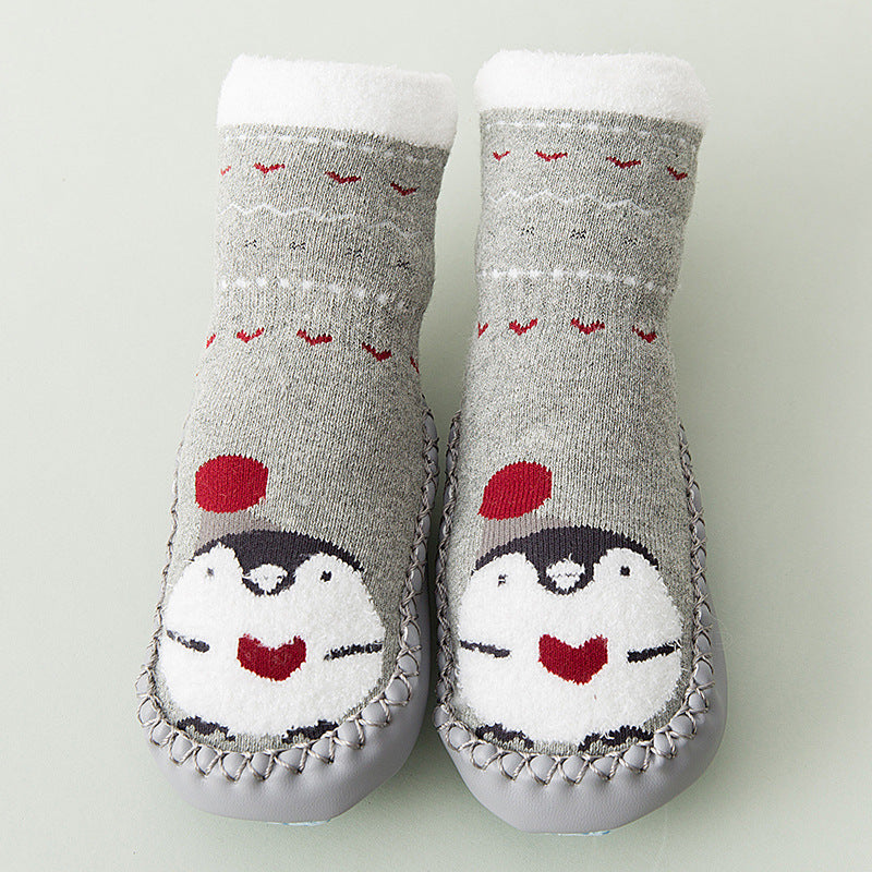 Thick Warm Baby Socks with Anti-Slip Sole for Kids