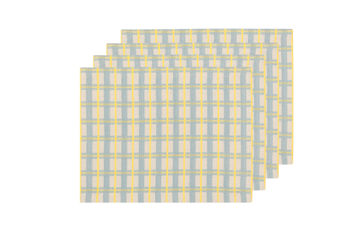 Handwoven Jacquard Placemats 14" × 18" (Set of 4)