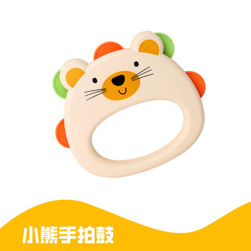 Soft Rubber Baby Grasp Ball Rattle - Sensory Toy