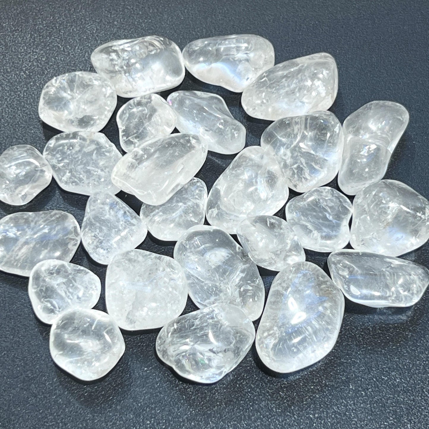 Clear Quartz Crystal Tumbled Stones (By The Piece or Pound)