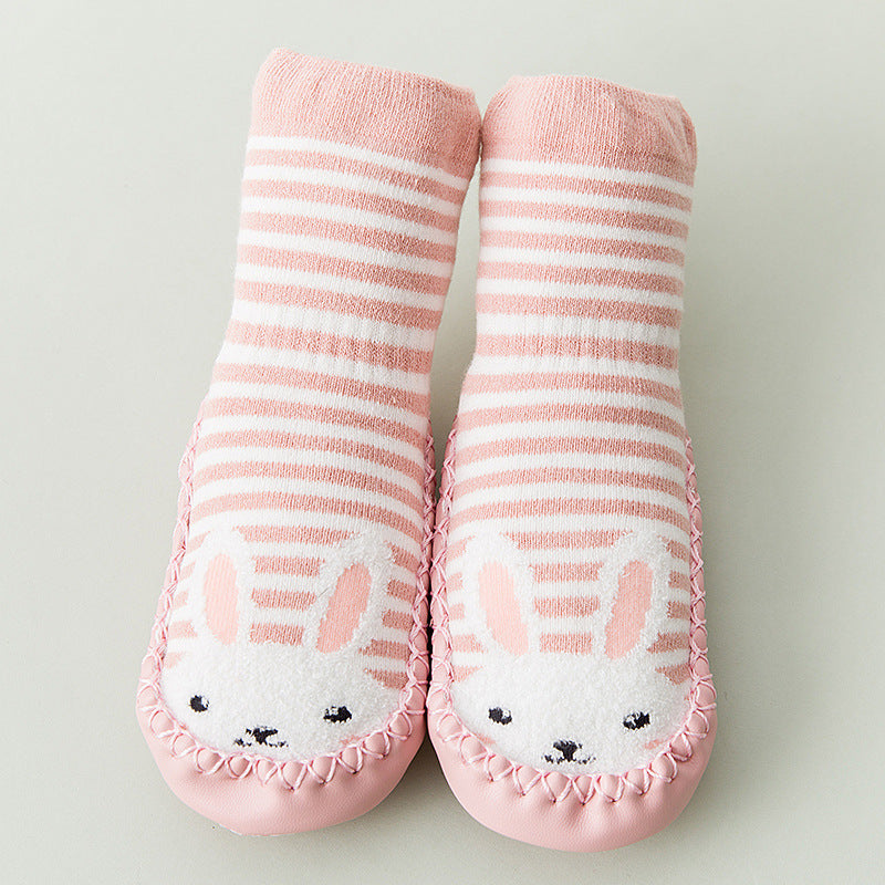 Thick Warm Baby Socks with Anti-Slip Sole for Kids