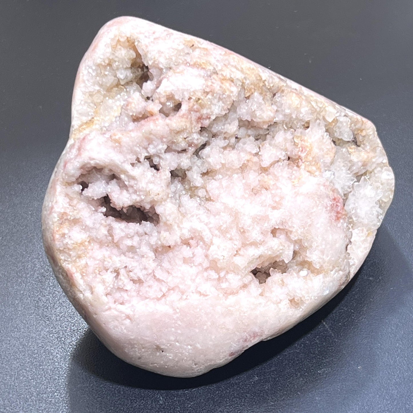 Large Pink Amethyst Druzy Crystal Cluster Standing Freeform Select Polished Carving