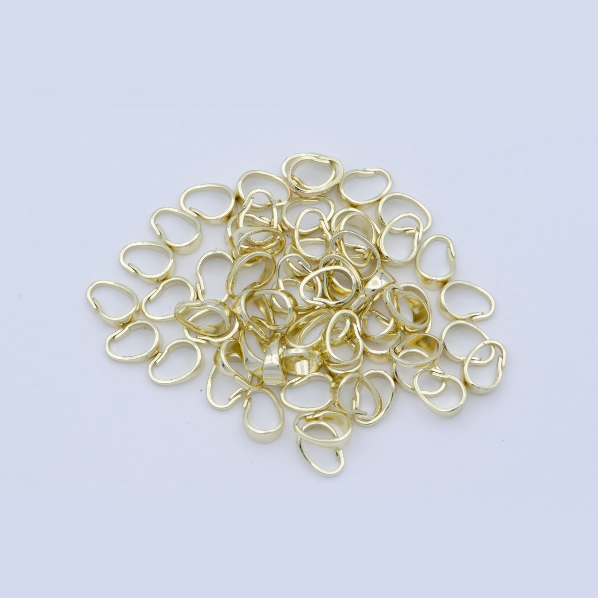 6mm, 9mm Bail For Pendant Snap-on for Pendant, Clip On Bails Bail and Necklace Jewelry Making And Wholesale Findings 14K Gold Filled K-884 to K-891