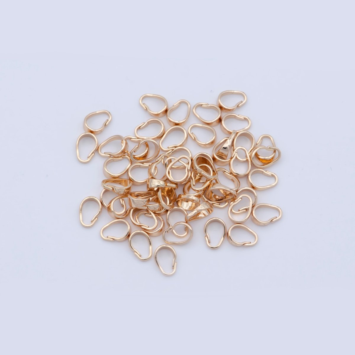 6mm, 9mm Bail For Pendant Snap-on for Pendant, Clip On Bails Bail and Necklace Jewelry Making And Wholesale Findings 14K Gold Filled K-884 to K-891