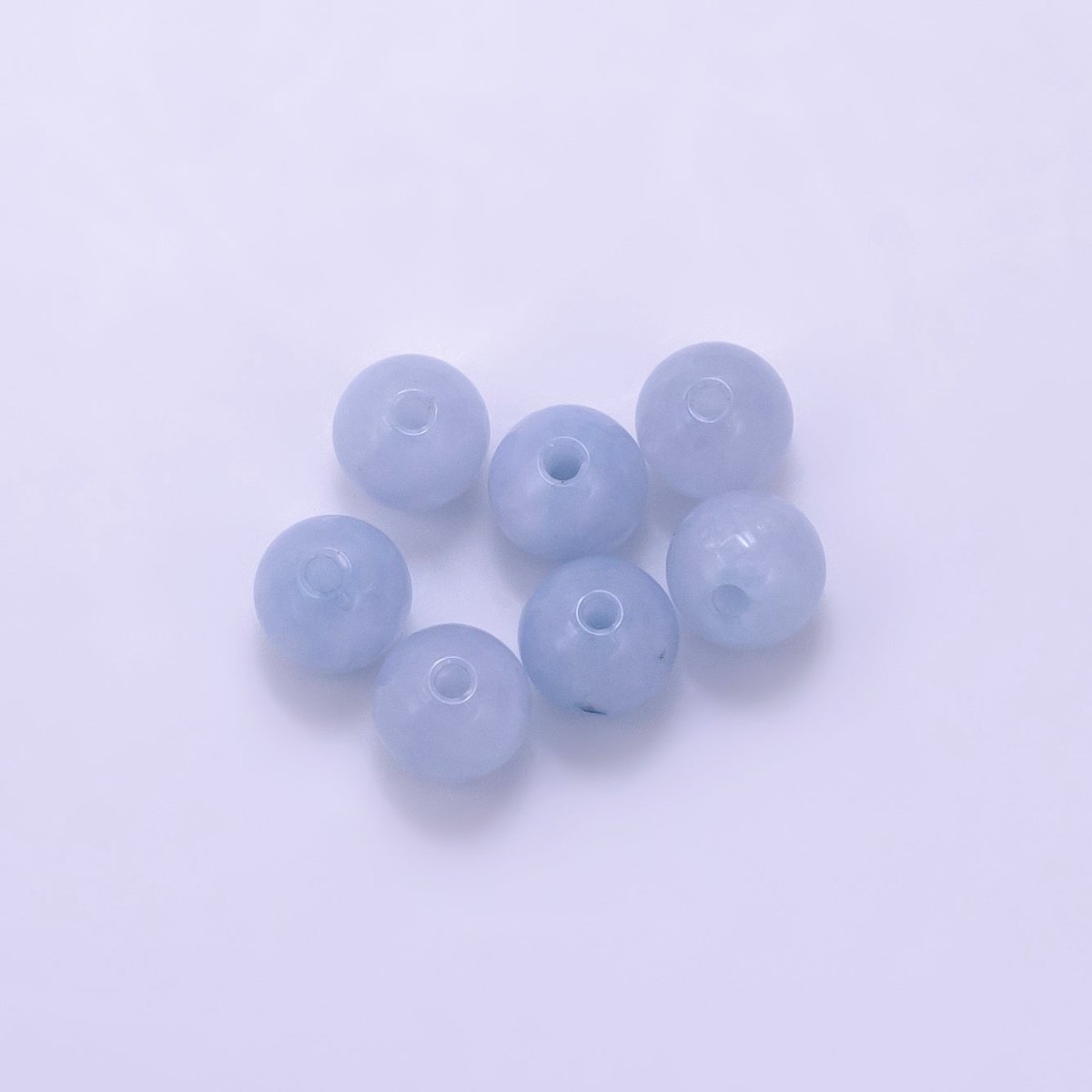 6mm Round Agate Natural Gemstone Bead Set | B913 - B914