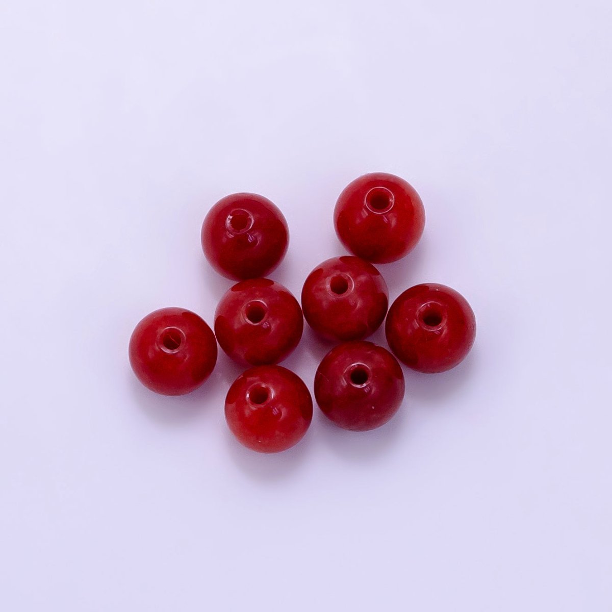 6mm Round Agate Natural Gemstone Bead Set | B913 - B914
