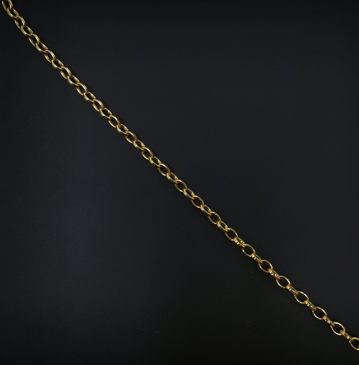 6x4mm Thick Rolo Cable Chain by the Yard, 24K Gold Filled Oval Chunky Necklace Unfinished Chain Great For Layer Necklace Choker Bracelet, CABLE Chain |  ROLL-062 Clearance Pricing