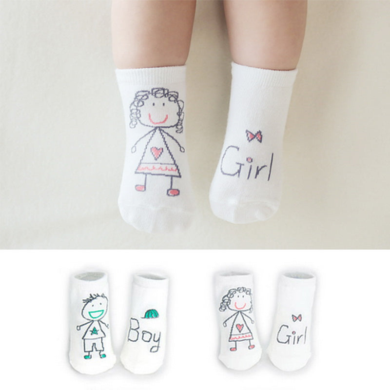 Non-Slip Baby Socks, Lace Ankle Socks for Kids