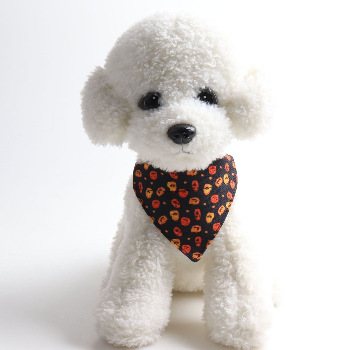 Halloween Pumpkin Cat Collar and Bib Two-Piece Set