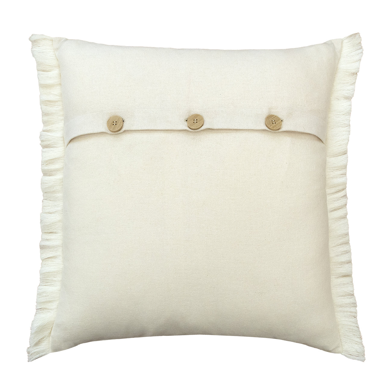 Hand Embroidered Silken Rose Pillow Cover 20"x 20"