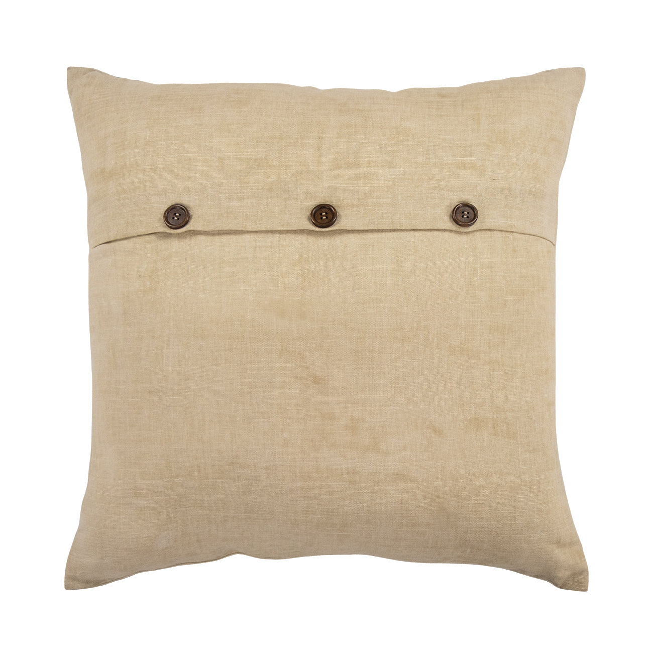 Hand Embroidered Still Life Pillow Cover 20" x 20"