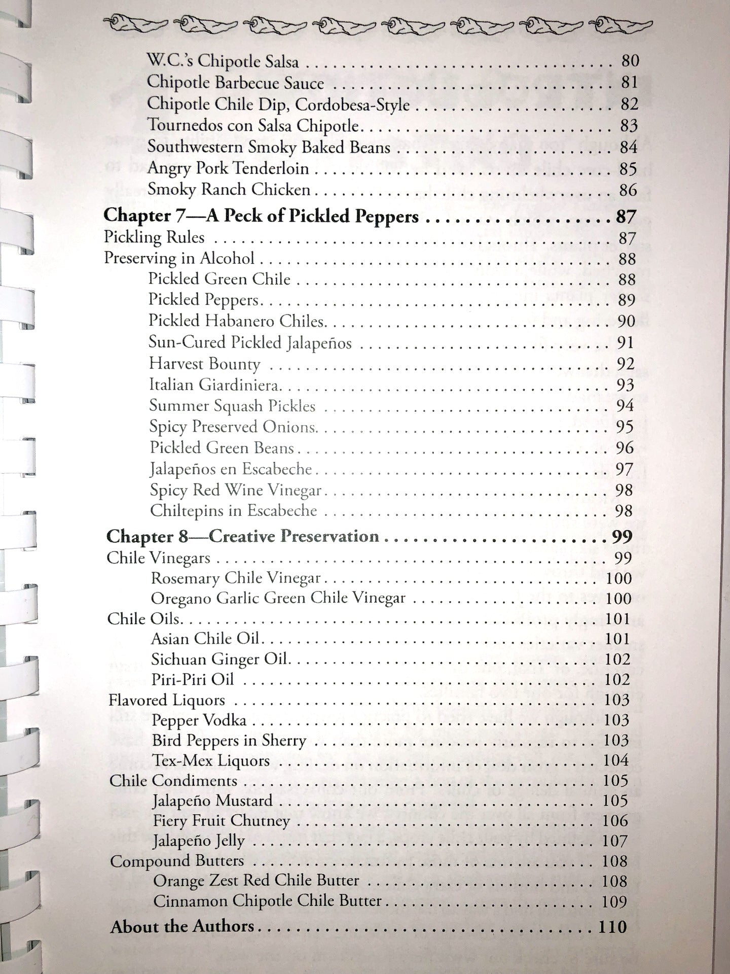 cookbooks "Too Many Chiles"