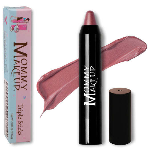 Triple Sticks Lipstick, Cream Blush, and Treatment in Daisy Glow
