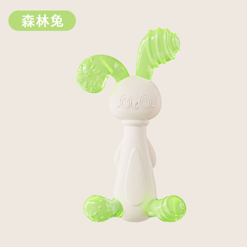 Soft Rubber Baby Grasp Ball Rattle - Sensory Toy