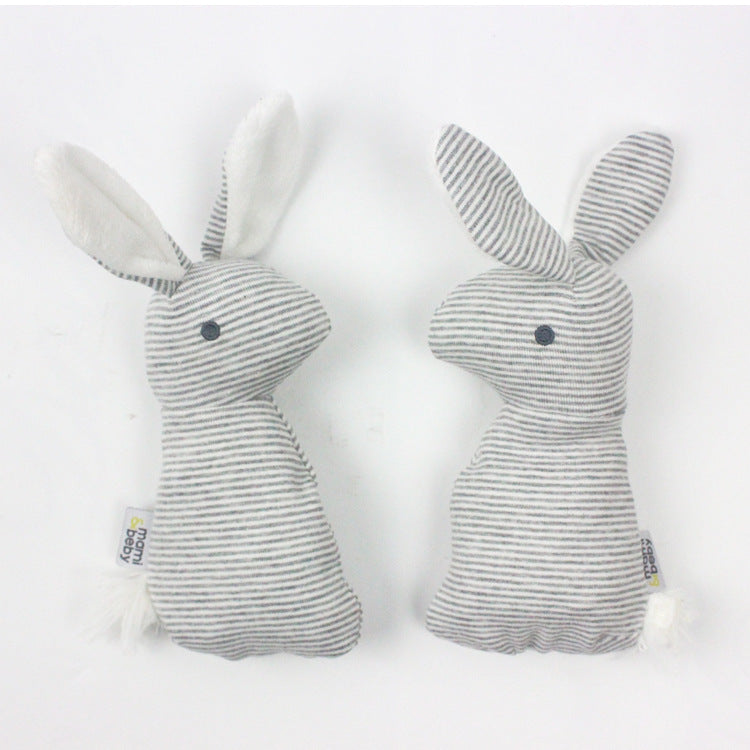 Cute Rabbit Hand Grasp Toy with Grabbing Stick