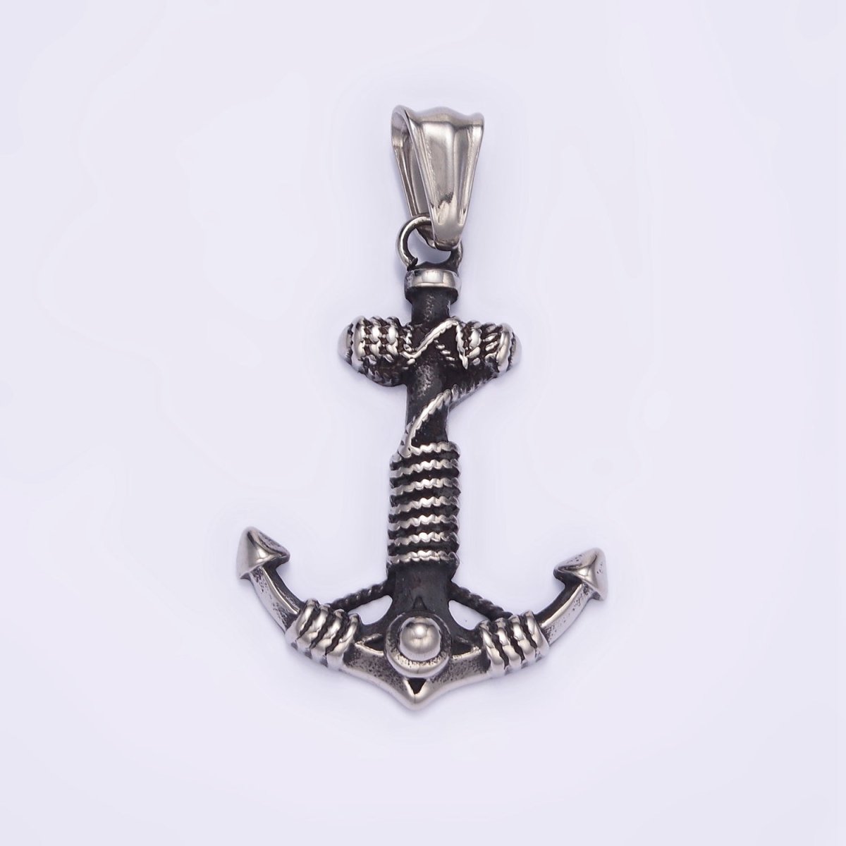 Big Stainless Steel Nautical Sailor Anchor Travel Good Luck Charm Pendant P1433