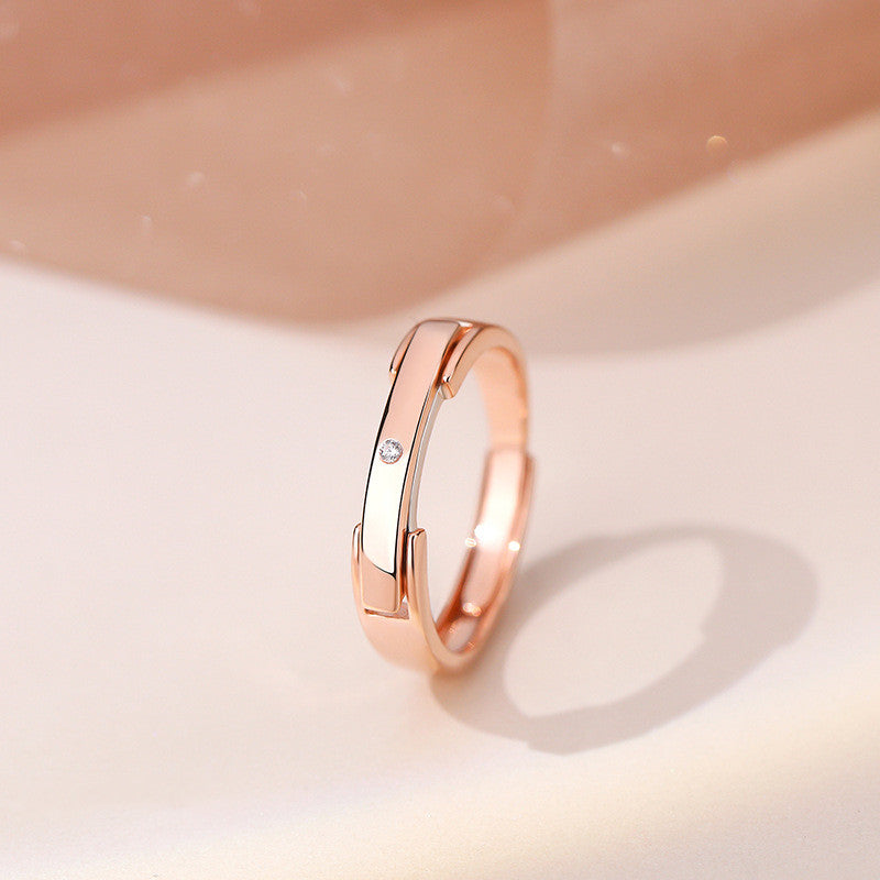 Fashionable Creative Flip-top Diamond Ring for All