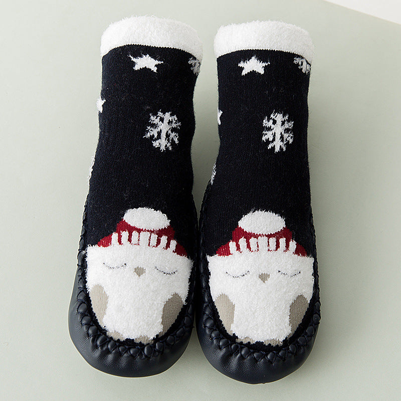 Thick Warm Baby Socks with Anti-Slip Sole for Kids