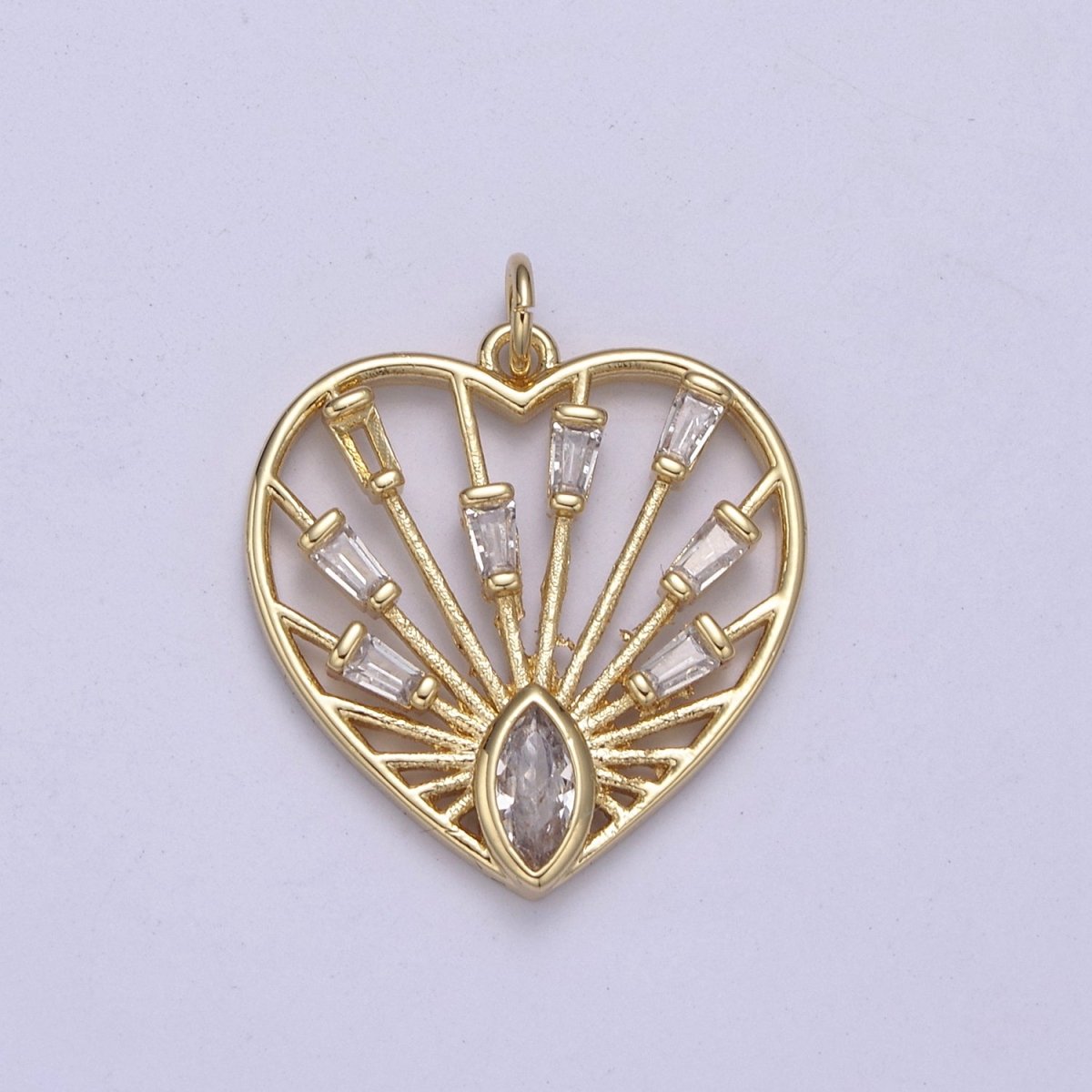 Dainty Heart Charm Colorful Love Me Pendant for Valentine Jewelry Inspired 14K Gold Filled Heart Charm N-404 N-405