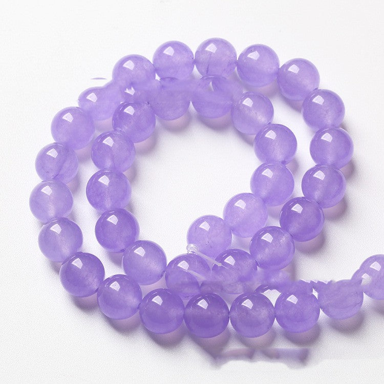 Handmade Chalcedony Loose Bead Bracelet Accessory