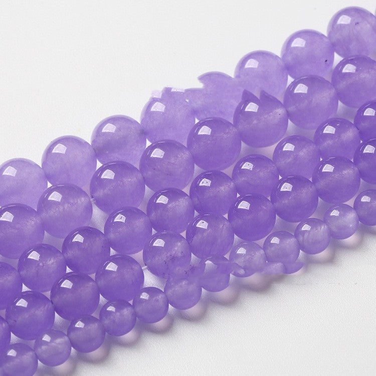 Handmade Chalcedony Loose Bead Bracelet Accessory
