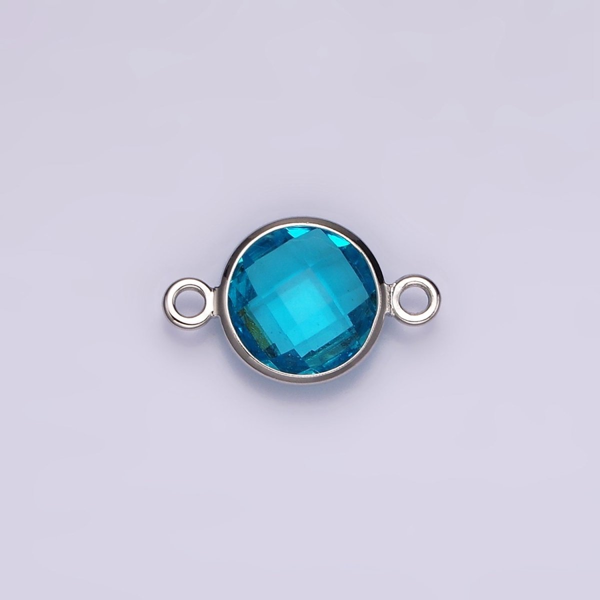 Gold Filled Birthstone CZ Connector Link Connector for Bracelet Necklace School Colors Stone Finding G-766 G-767
