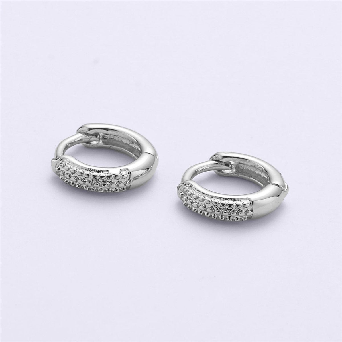 Gold Filled Tiny Huge earrings, Clear Cubic small hoops, Tiny hoops, Dainty hoops, Minimalist hoop earrings, Huggie hoop earrings K-253