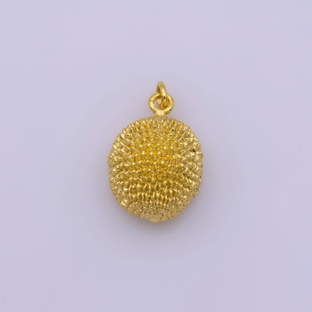 Mini Gold Durian Charm Enamel King of Fruits Pendant M-826