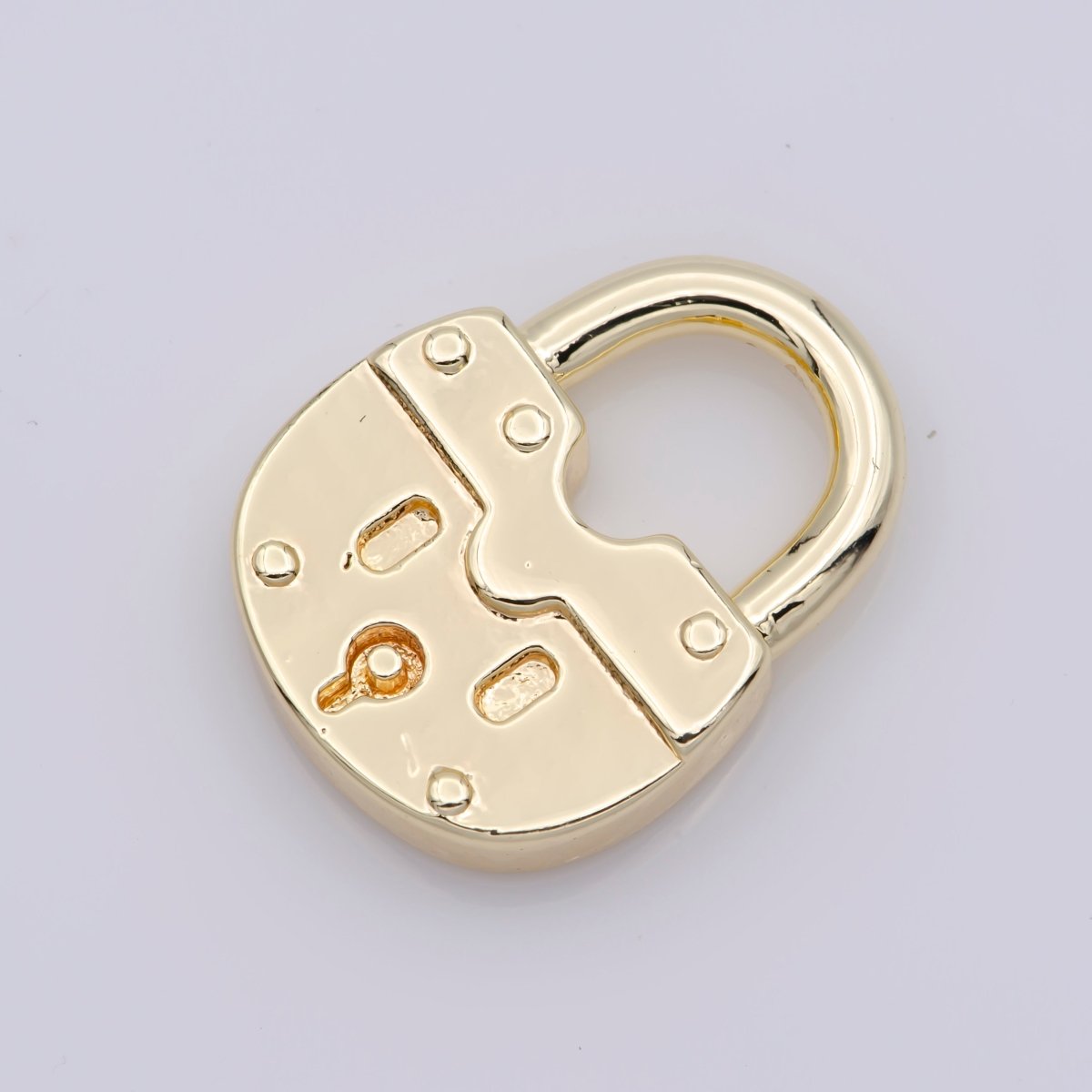 Mini Gold Filled Padlock Charm M-539