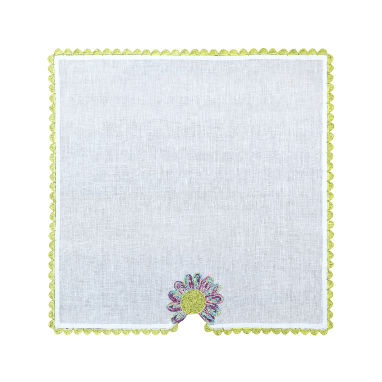 Hand Crochet Napkins 18" x 18" (Set of 4)