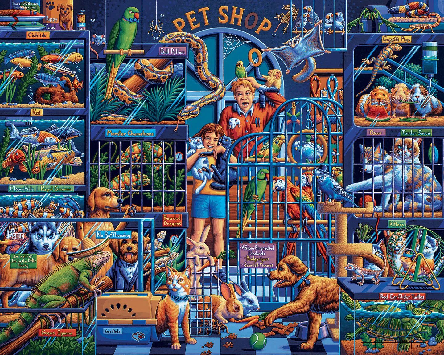 Pet Shop 300 Piece Jigsaw Puzzle by Dowdle