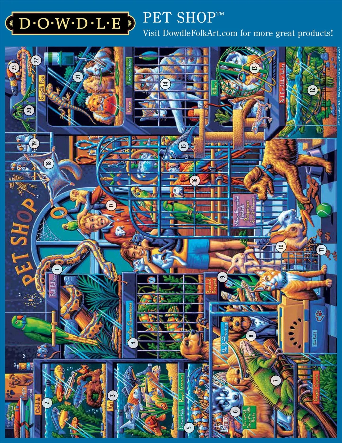 Pet Shop 300 Piece Jigsaw Puzzle by Dowdle