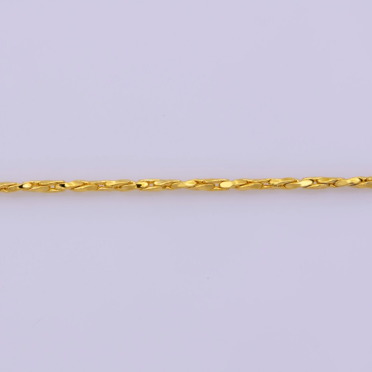 0.8mm Dainty Wheat 18 Inches Layering Chain Necklace w. Spring Ring | WA-396 Clearance Pricing