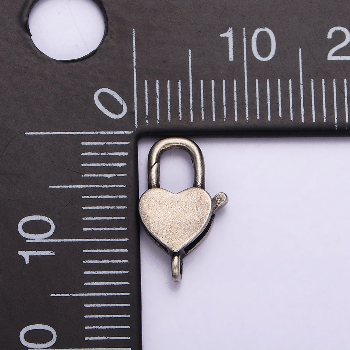 1 Pc 13x8.2 mm Sterling Silver Heart Lobster Clasp for Jewelry Making SL-308