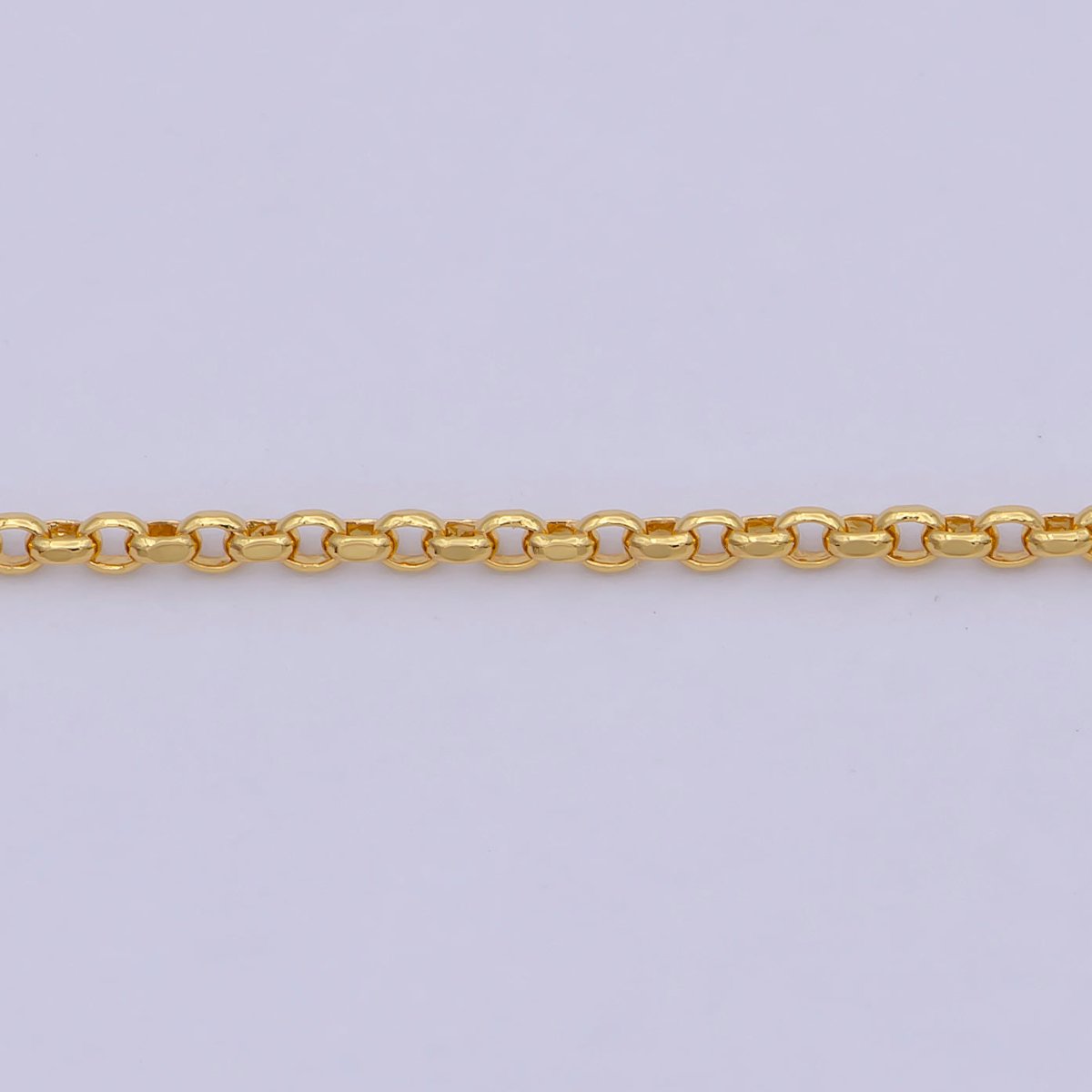1.3mm 24K Gold Filled Chain, Rolo Chain Dainty Gold Necklace Chain, Circle Cable Chain Wholesale | WA-747 Clearance Pricing