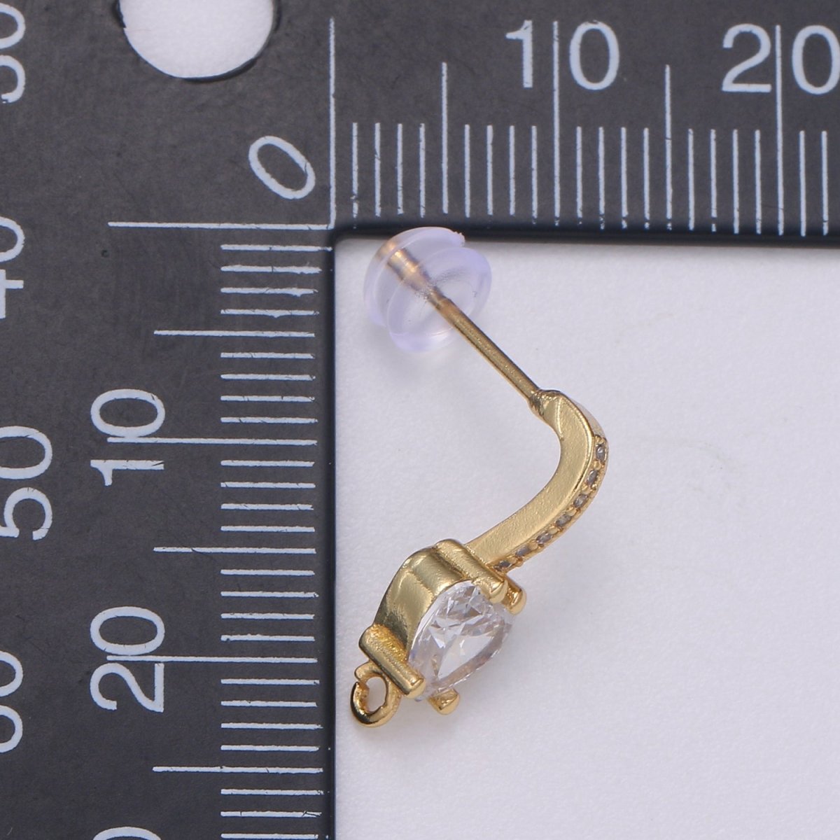 14K Dainty Gold Filled High Heels Earring Studs For DIY Earring Making  L-267