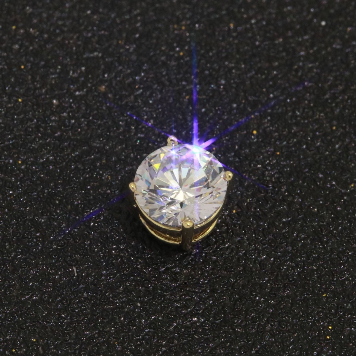 14K Gol Filled CZ micro pave solitaire round beads, spacer beads, small round spacer beads, mini small round beads 8.2*5.5mm B-683