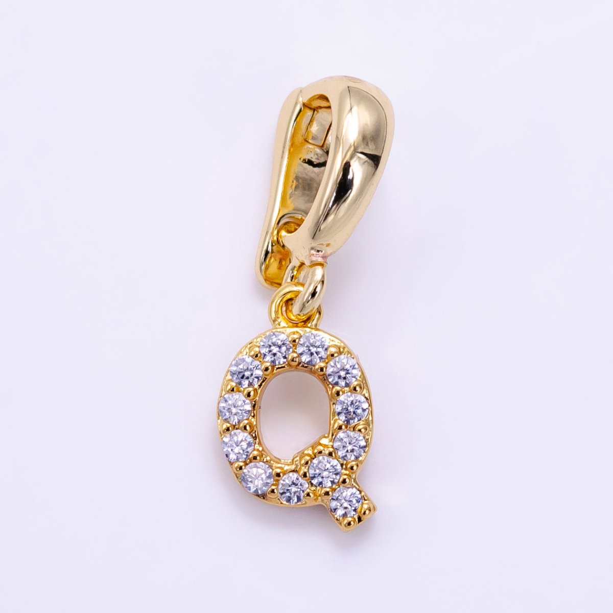 14K Gold Filled 10mm Mini Snap Latch Bail Minimalist Findings | Z698