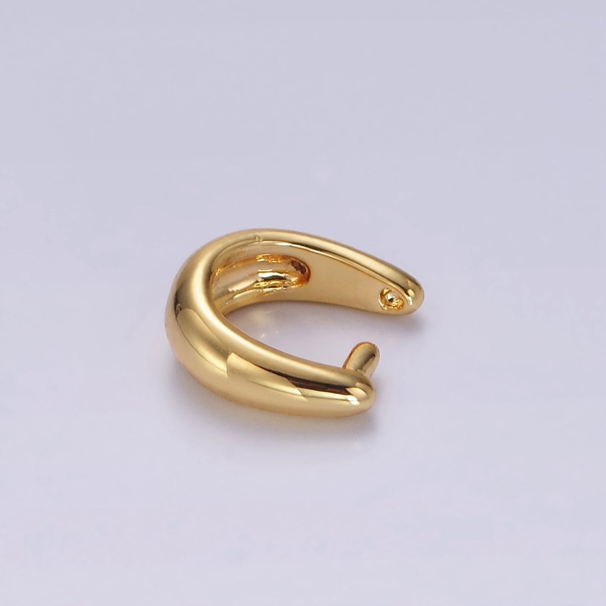 14K Gold Filled 10mm Rounded Snap Bail Minimalist Jewelry Findings Supply | Z581