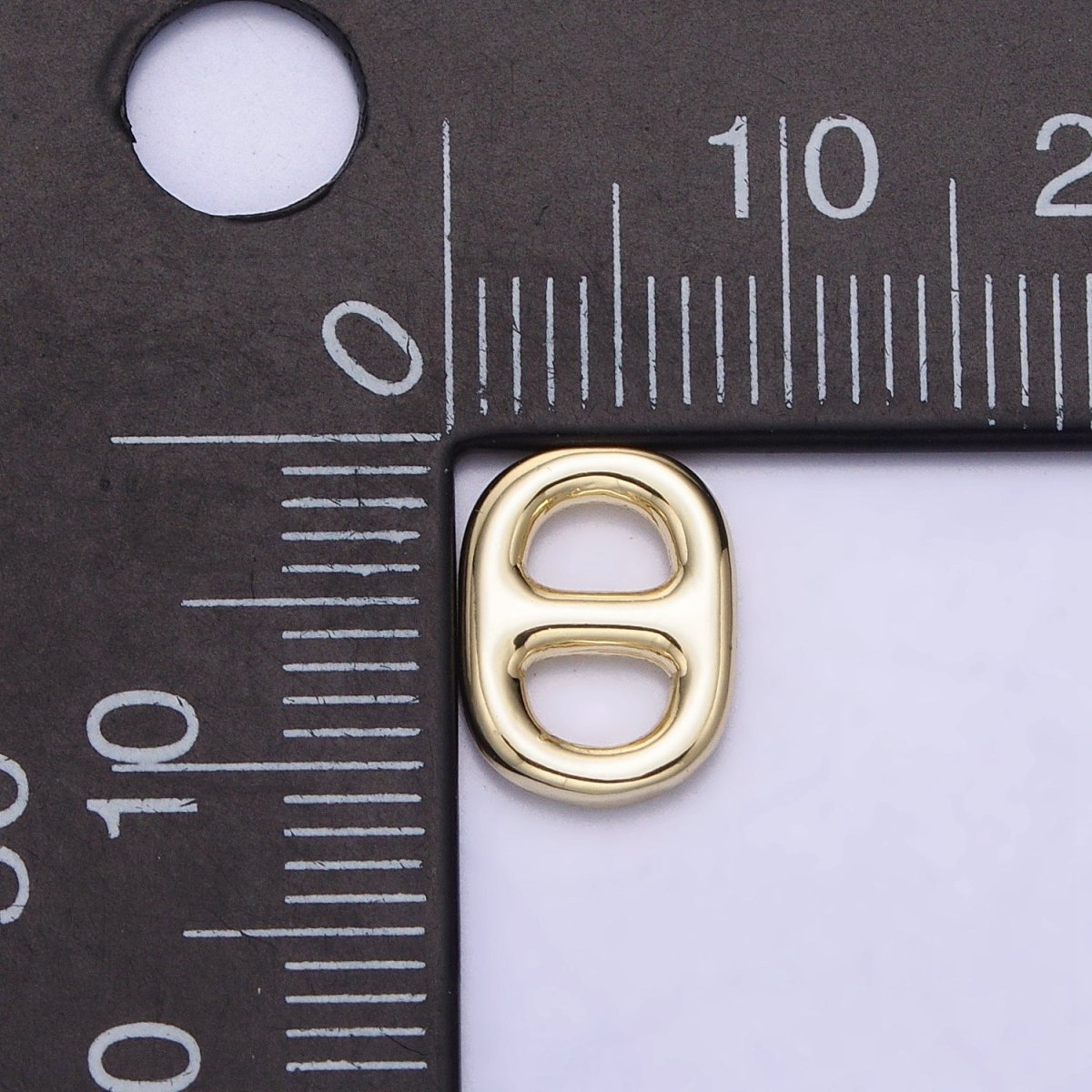 14K Gold Filled 11mm Mini Soda Pull Tab Charm | AC1050