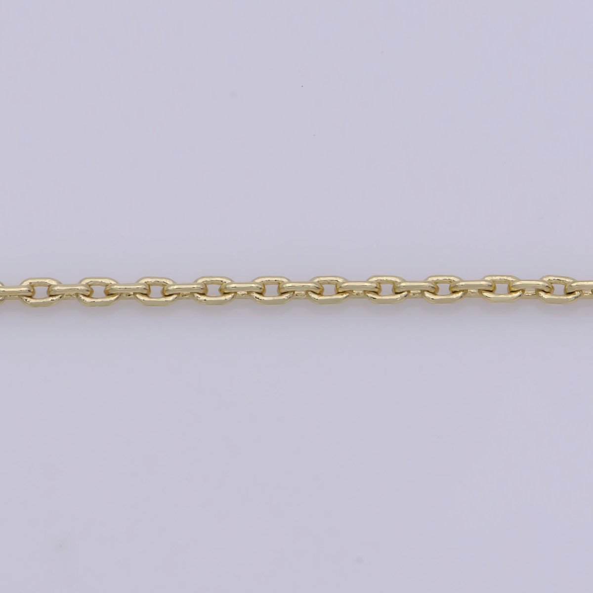 14K Gold Filled 1.3mm Dainty Minimalist Cable 18 Inch Layering Chain Necklace | WA-282 Clearance Pricing