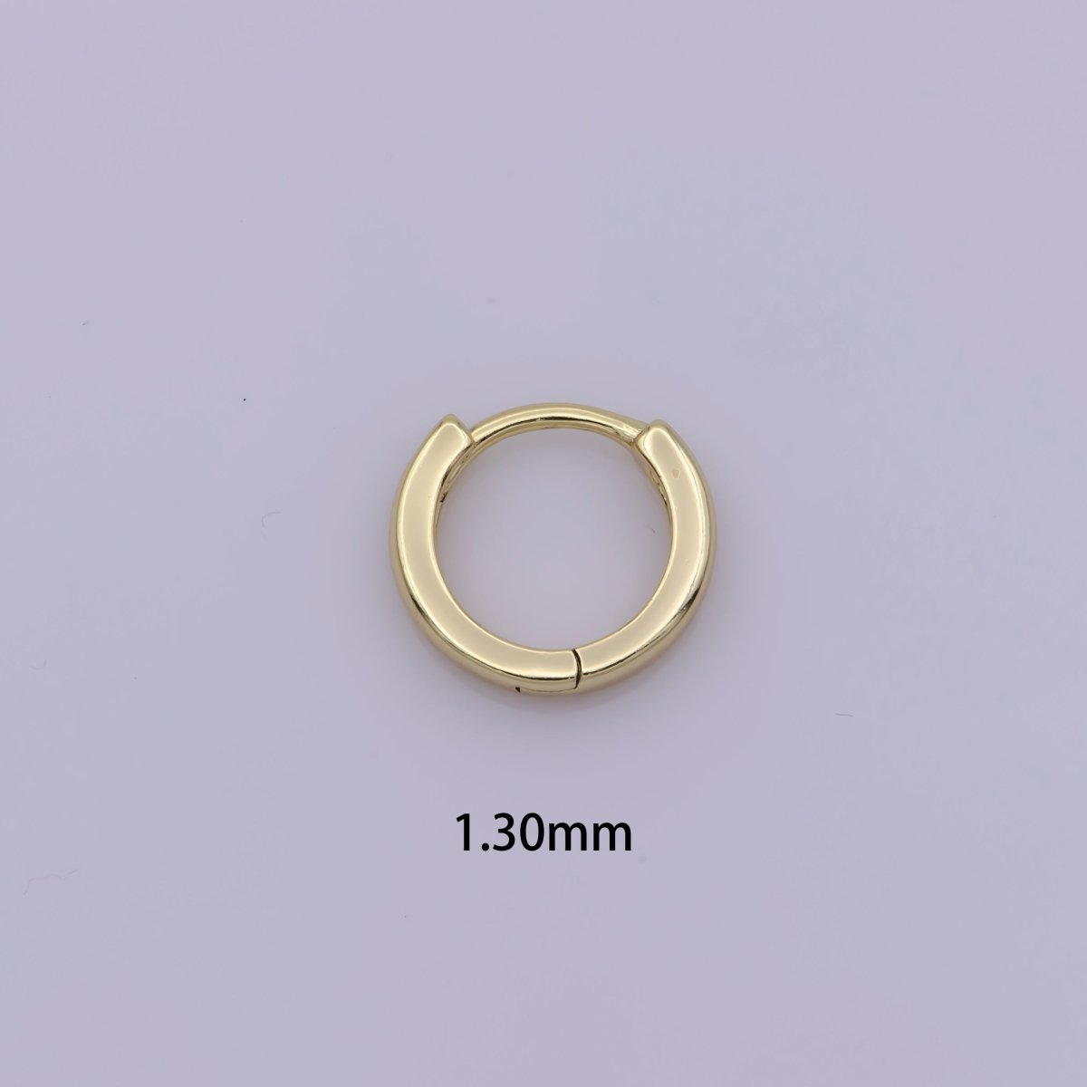 14K Gold Filled 13mm Huggie Hoop Earrings | AB-1164